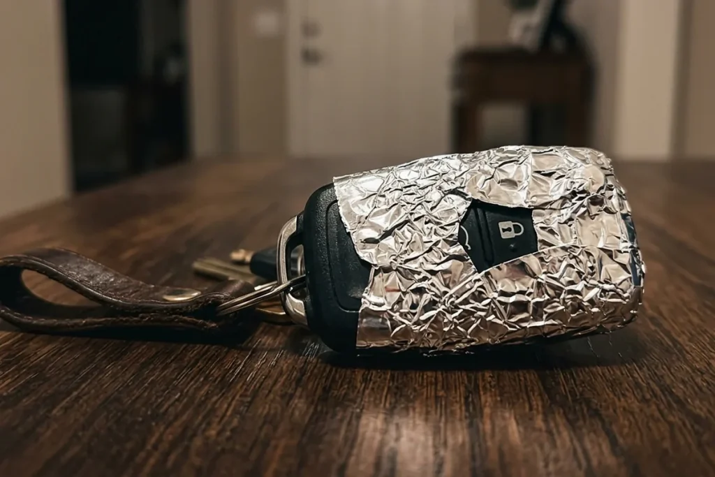 Kierowcy masowo owijają kluczyki folią aluminiową. Wyjaśniamy, dlaczego powinieneś zrobić to samo