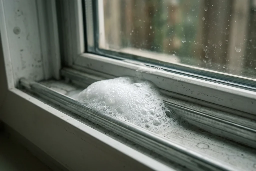 Prowadnice okien lśniące jak nowe? Ten prosty trik z kuchni usuwa brud w kilka sekund